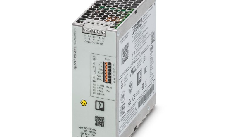 PHOENIX CONTACT POWER SUPPLY QUINT4-PS/1AC/24DC/10