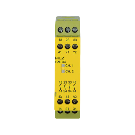 PILZ SAFETY RELAY PZE X4 24VDC 